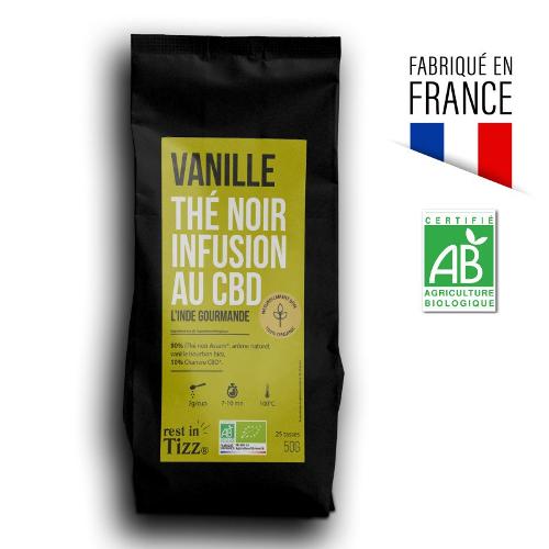 Thé Noir Infusion Au Cbd Vanille By Tizz®
