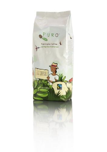 CAFE PURO BIO GRAINS PAQUET 250 GR FAIRTRADE 100% ARABICA