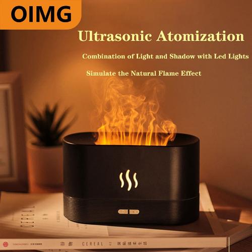 180 ML USB Diffuseur D'huiles Essentielles Simulation Flamme 