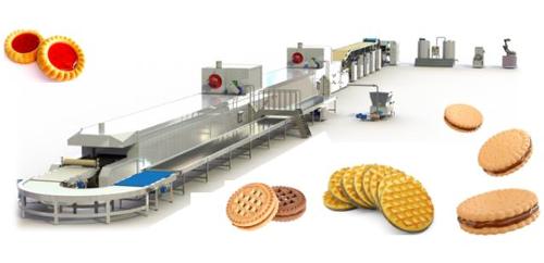 Ligne de production pour biscuits