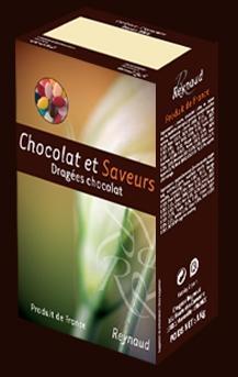 Dragées chocolat - Packaging Boîte Chocolat et Saveurs 1 Kg