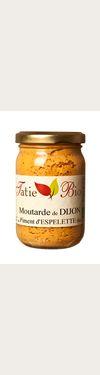 Moutarde de Dijon BIO au Piment d'Espelette