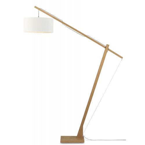 Lampe sur pied en bambou  MONTBLANC (naturel, blanc)