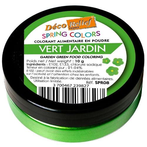 Colorant Alimentaire En Poudre Vert Jardin Hydrosoluble