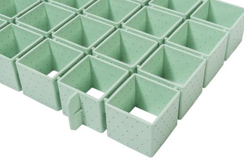 Moules et blocs-moules carrés, rectangulaires et ovales 