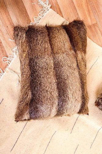 Soft Real Natural Fur Cushion