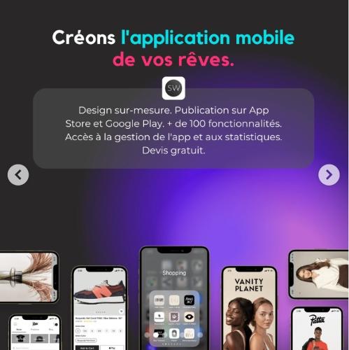 Développement application mobile IOS/Android