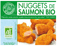 Nuggets de saumon surgelés