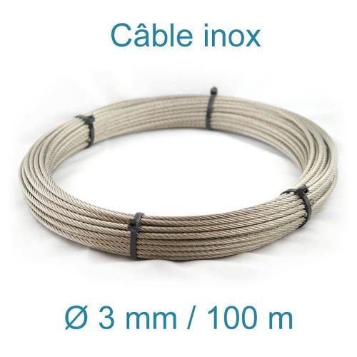 Câble Inox 3mm - 100m