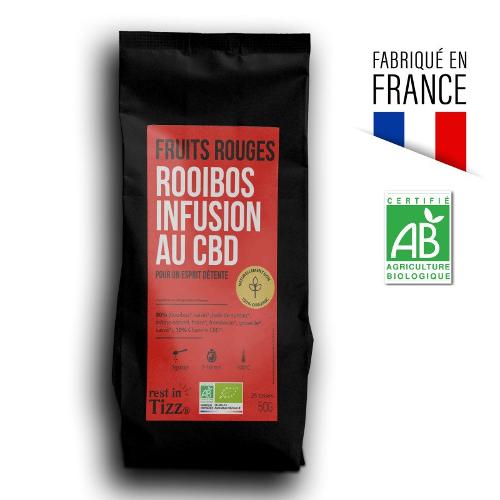 Rooibos Infusion Bio Au Cbd Fruits Rouges By Tizz®