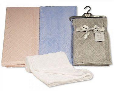 Jacquard couverture/enveloppe en flanelle gaufrée