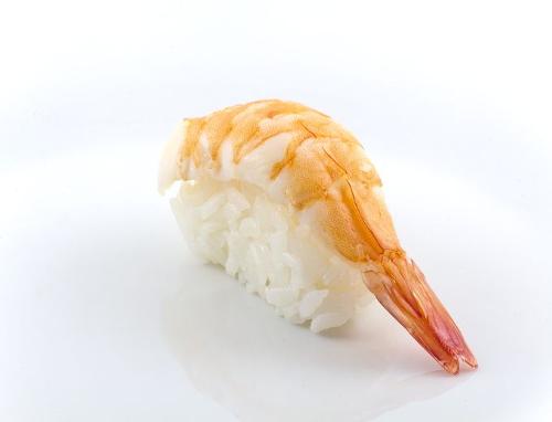 Crevette sushi EBI cuite décortiquée avec queue