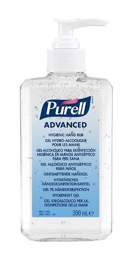 Gel hydro-alcoolique Purell ADVANCED avec pompe – flacons 300ml