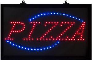 Panneaux lumineux pizza