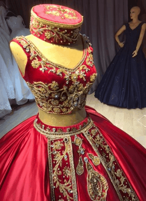 Robe de mariée traditionnelle 