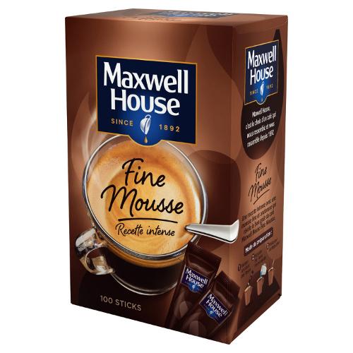 Café fine mousse x100 sticks 180g - MAXWELL HOUSE