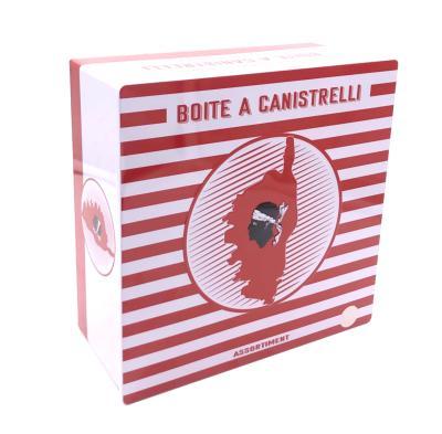 Assortiment De Canistrelli - Boite A Canistrelli Rouge
