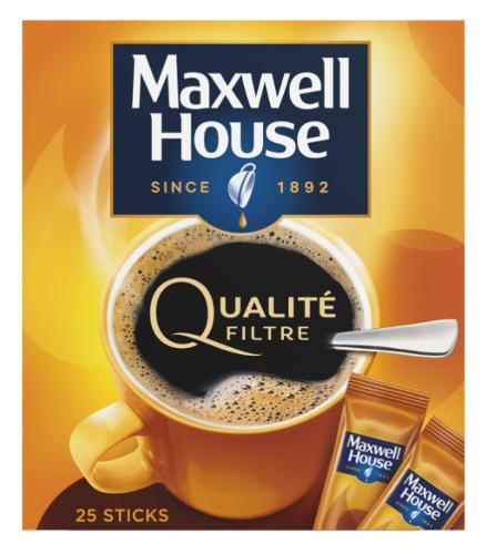 CAFE MAXWELL HOUSE QUALITE FILTRE 25 STICKS