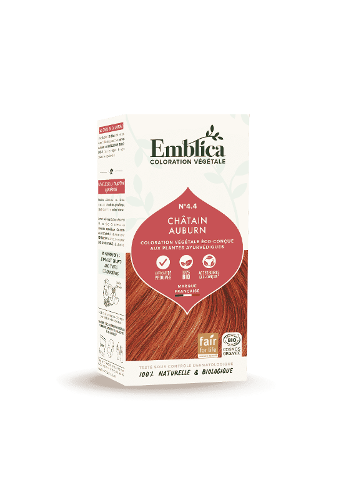 EMBLICA Coloration végétale 4.4 châtain auburn 100g