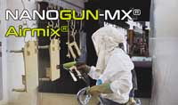 The innovative NANOGUN-MX® Airmix® Electrostatic Spraygun