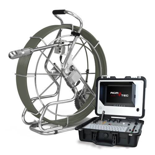 Caméra d'inspection rotative orientable