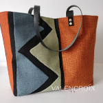 Grand sac cabas de luxe Angkor touareg – Valencroix