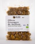 Olives vertes biologiques Amfissa aux herbes 300g