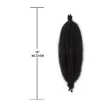 Cheveux Afro Crépus 18” - 1B Noir