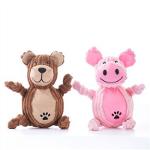 Round belly animal plush pet toys
