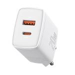 Chargeur rapide compact Baseus USB / USB Type C 20W 3A Power Delivery Quick