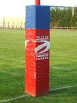 Kit 4 Protections Poteaux rugby 40 cm d'épaisseur - hauteur 200 cm