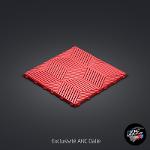 Dalle Cubique 3D Rouge