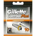 Gillette contour plus cartouches lames de rasoir homme 10 recharges