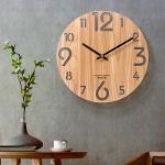 Horloge en bois 3D style nordique