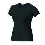 T-shirt femme coton bio col rond, manches courtes, 180 g/m²
