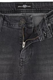 Kalman : Jeans Regular Fit en Denim avec des détails de déchirure