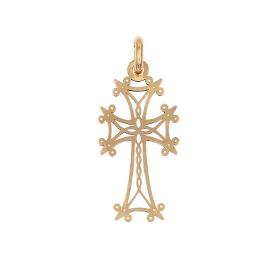 Croix Arménienne ajourée PETIT MODÈLE en or 18 carats 1.29gramme