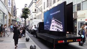 Ecran d'affichage led sur camion -L'Euroled