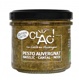 Pesto Auvergnat Basilic Cantal Noix