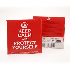 Pochettes préservatifs "Keep Calm"
