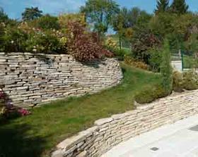 Mur et muret en pierre de Bourgogne