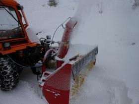 Fraise à neige pour tracteur