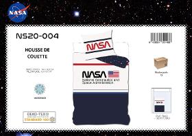 HOUSSE DE COUETTE 140X200 CM + TAIE 63X63 CM - NASA