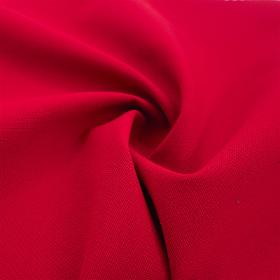 Tissu toile en polyester recyclé rouge contrecollé en polyester