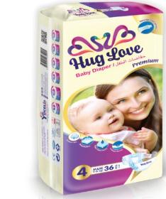 Hug Love 4 Numéro Couches bébé