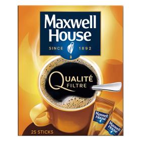 MAXWELL HOUSE Qualité Filtre X25 Sticks