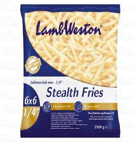 F111 : Lambweston Juste frites 6/6 2.500gr (4pc par colis)
