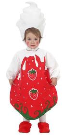 Costume fraise 6-12 et 12-24 mois