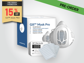 [précommande] Gill ™ Mask Pro - Regular White
