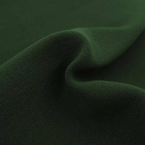Tissu sergé vert épinard stretch